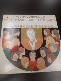 Hank Williams Jr. With The Mike Curb Congregation Vinyl Record