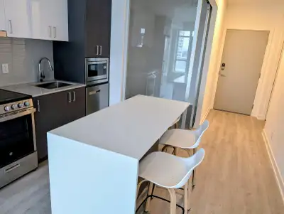 New 1 bedroom + den, upgraded unit with 2 full bathrooms at the Promenade Park Towers. Parking could...