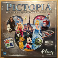 Pictopia Disney - 1000 questions (Jeu en anglais). 7 ans et plus
