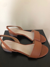 Womens Aldo Tan  leather sandals 