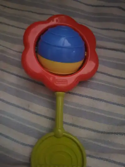 vintage FISHER PRICE baby toy rattle teether activity toy , View more