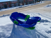 SNOW SLEDDING DAYS ARE BACK TO ENJOY . The NEW STYLE SLED WITH S