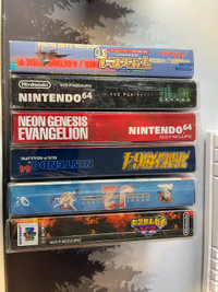 Nintendo N64    Japanese import    games