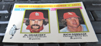 1975 O-Pee Chee Major League Leading Fireman Al Hrabosky and Ric