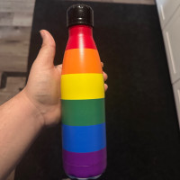 Water Bottle Rainbow Pride