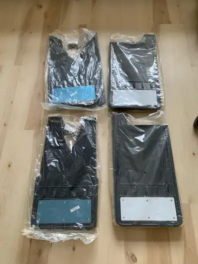 NEW Armadillo Universal no HD Mudflaps. 12x23" chrome accents, View more