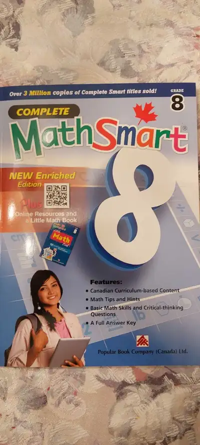 Get your student ready for Grade 8 math with these Complete Math Smart curriculum guides, new enrich...