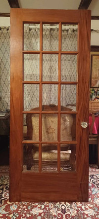 Wintage solid wood French door