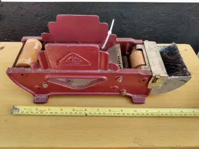 Packer- Vintage Industrial General Store Commercial Packing Tape Dispenser, Cast Iron, made in Canad...