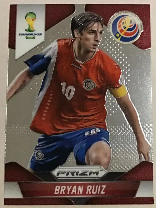 2014 BRYAN RUIZ PANINI PRIZM WORLD CUP SOCCER #56 COSTA RICA in Arts & Collectibles in Longueuil / South Shore - Image 2
