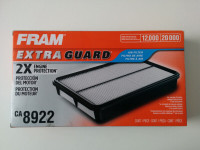 NEUF - Filtre à air rigide FRAM Extra Guard CA8922 rigid panel