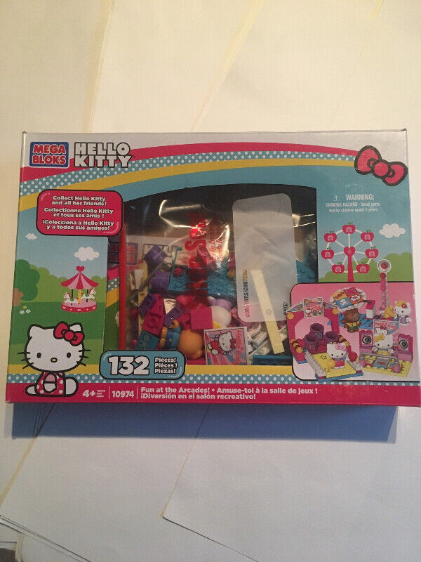 Hello Kitty Mega Blocks 132pcs Enfants 10974 Figurines dans Jouets et jeux  à Laval/Rive Nord