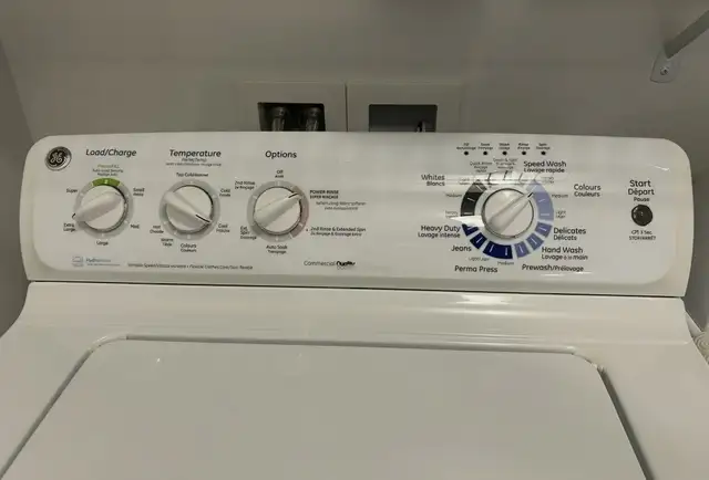 BOUTON EN CAOUTCHOUC GRIS NEUF DÉPART-PAUSE-ARRÊT LAVEUSE GE in Washers & Dryers in Québec City - Image 6