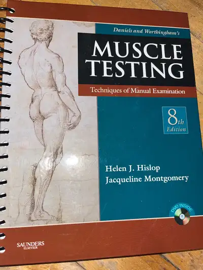 Daniels and Worthingham’s muscle testing book 8th edition , View more