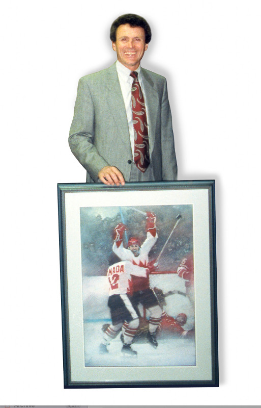 Paul Henderson Signed Limited Edition Print Framed in Arts & Collectibles in Hamilton - Image 2