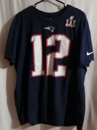 TOM BRADY New England Patriots #12 Super Bowl LII T-Shirt