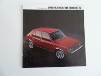 Brochure auto Plymouth Horizon 1981 (variété 4/81)