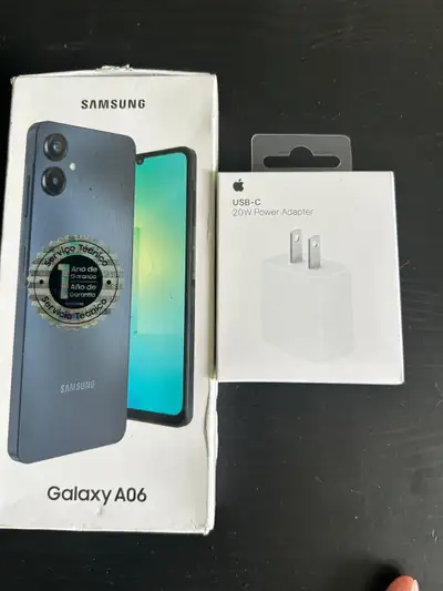 BNIB Galaxy  A06 64gb **Airpods/Fast Charger/Delivery**, View more