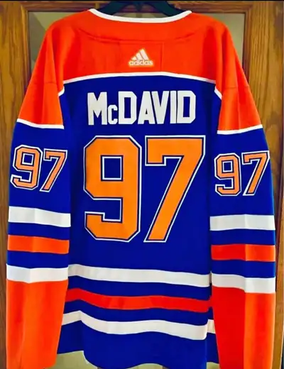 Edmonton Oilers Jersey. Connor McDavid. Home Jersey. Brand New. men’s sizes, Large and XL $225 each...