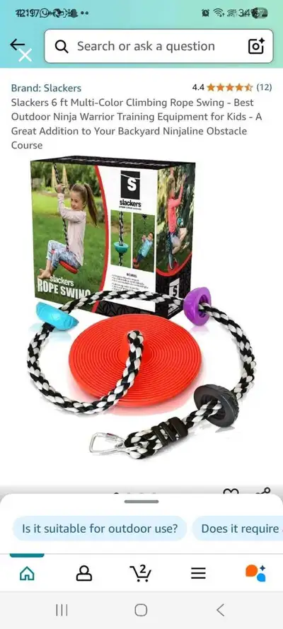 Slacker Rope Swing, View more