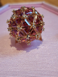 Swarovski Curiosa cocktail ring (pink) size 62