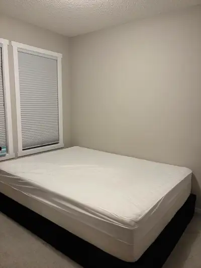 Queen Bed – Spring Box + Mattress, View more