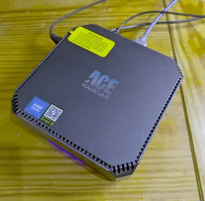 ACEMAGICIAN Mini PC Intel N5095 12GB DDR4 RAM 256GB SSD as BNIB, View more