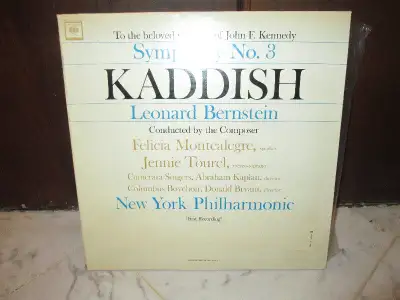 Leonard Bernstein - JFK Tribute - Kaddish Vintage Record, View more