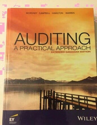 Auditing: A practical approach, 1st & Extended Canadian edition
