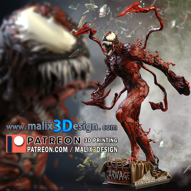 Carnage statue 1/6-1/10-tabletop scale in Hobbies & Crafts in City of Toronto