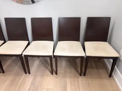 Modern Dark Wood Dining Chairs, View more