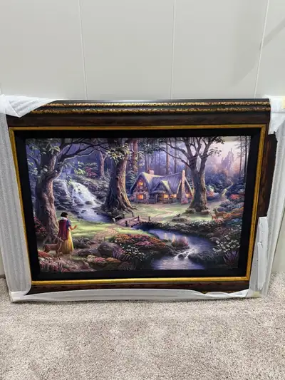 Thomas Kinkade "Snow White Discovers the Cottage" – Disney Dream, View more