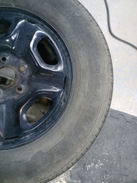 Goodyear 215/70R15 Tires on 15 inch 5-114.3 mm Steel Rims