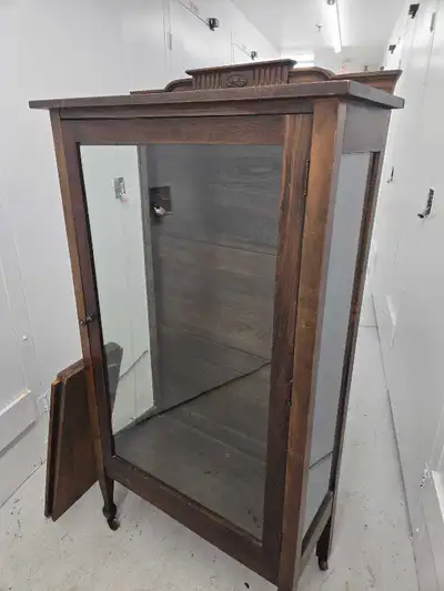 Antique China Cabinet by G.T. Apperley Furniture - Hardwood, View more
