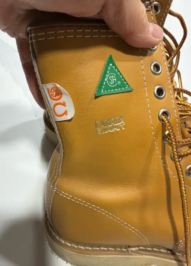Canada Giant Steel Toe Work Boots (Women’s) All Leather Sz 5D in Men's Shoes in Calgary - Image 4