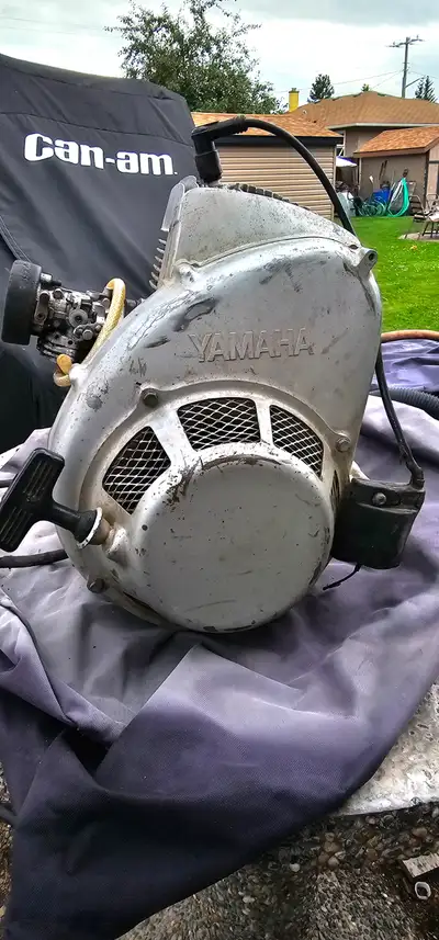 Rare 1970 Yamaha 2-Stroke Single Snowmobile Engine Perfect for vintage Yamaha restorations, custom S...