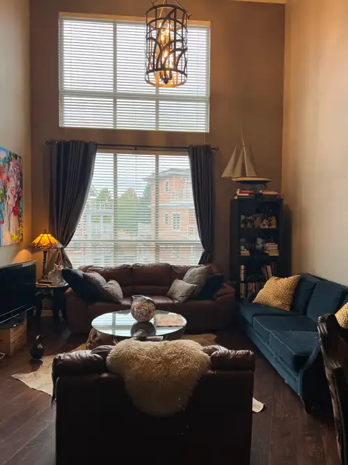 Beautiful private bedroom with its own full bathroom available in a spacious, high-end penthouse con...