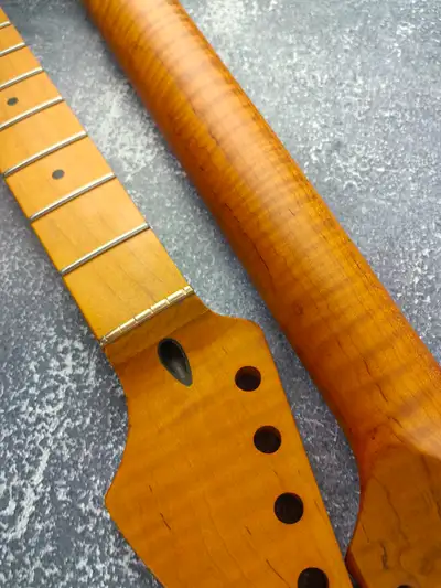 S type Roasted AA+ Flame Maple Nitro Satin Neck Stainless Steel, View more