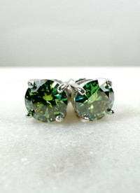 18K | S925 Green Round Cut Earrings ⚡️