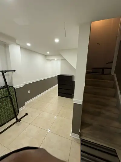 Well furnished basement for rent . Boys interested are welclmed Peaceful neighborhood . Note this is...