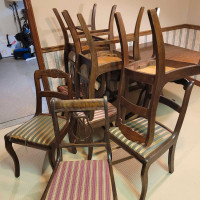 Duncan Phyfe vintage table and chairs.