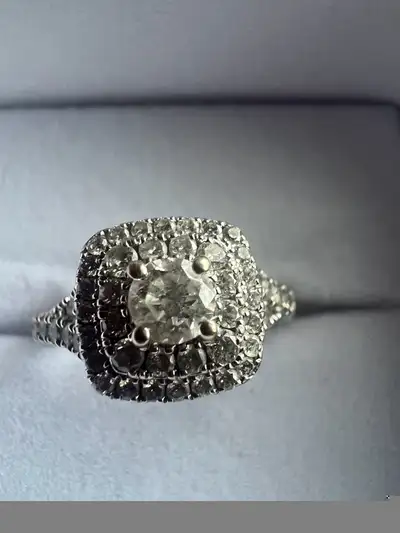 14 k diamond ring, View more