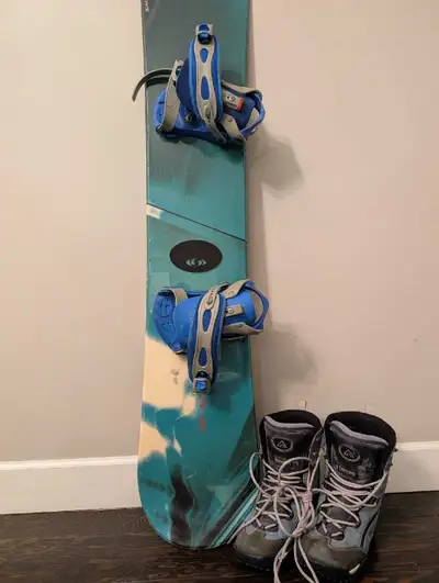 Snowboard and Boots, View more
