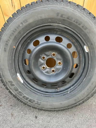 For sale Kaspen Ice Max RW 235/60/R16. Used 1 season lots of tread left on them. Selling because sol...