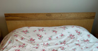 DOUBLE BED HEADBOARD AND BEDFRAME