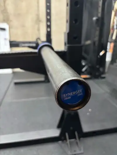 Synergy 45lb 20kg 28mm Olympic Barbell, View more