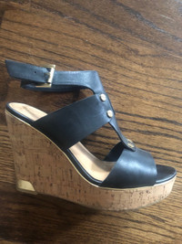 Guess Black Wedges, Size 8