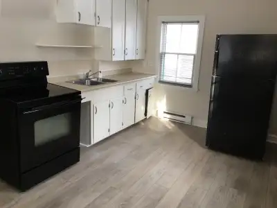 $1600.00 plus utilities. 2 bedroom ground floor apartment in duplex on quiet street in East City. Ve...