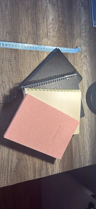 4 note books/ journals, View more