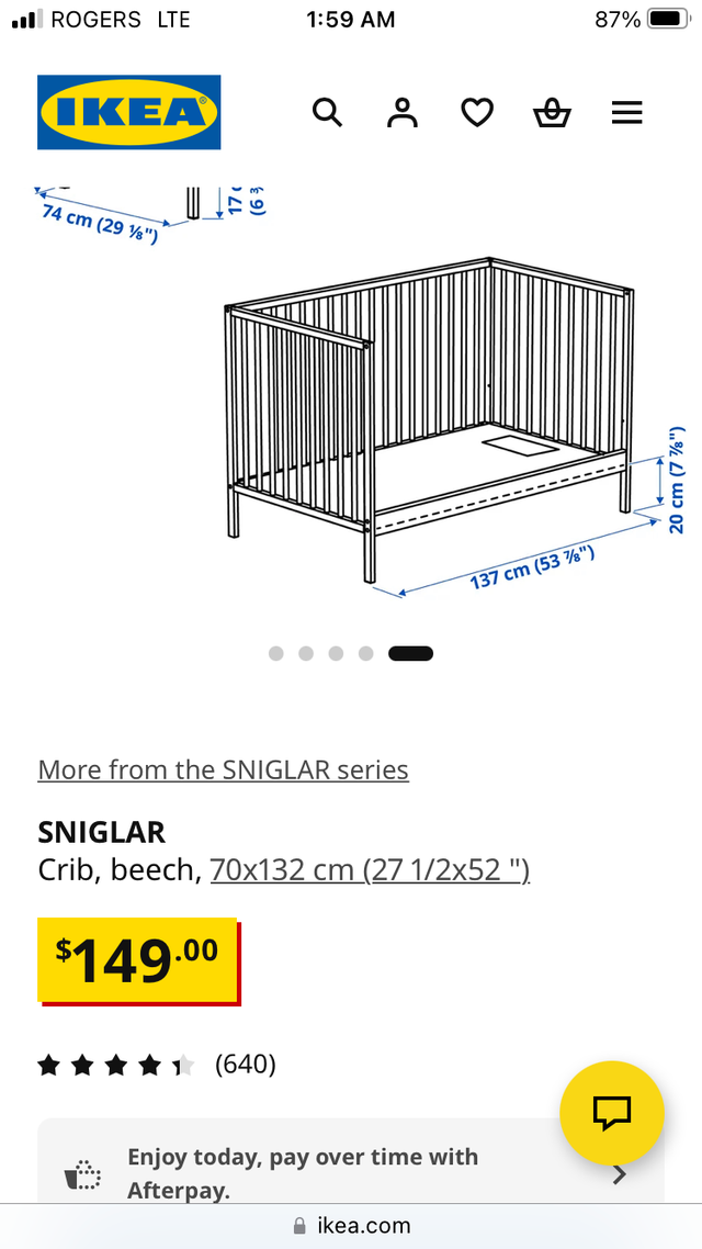 IKEA SNIGLAR small children’s bed in Beds & Mattresses in Vancouver - Image 5